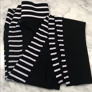Mud pie size xs black leggings